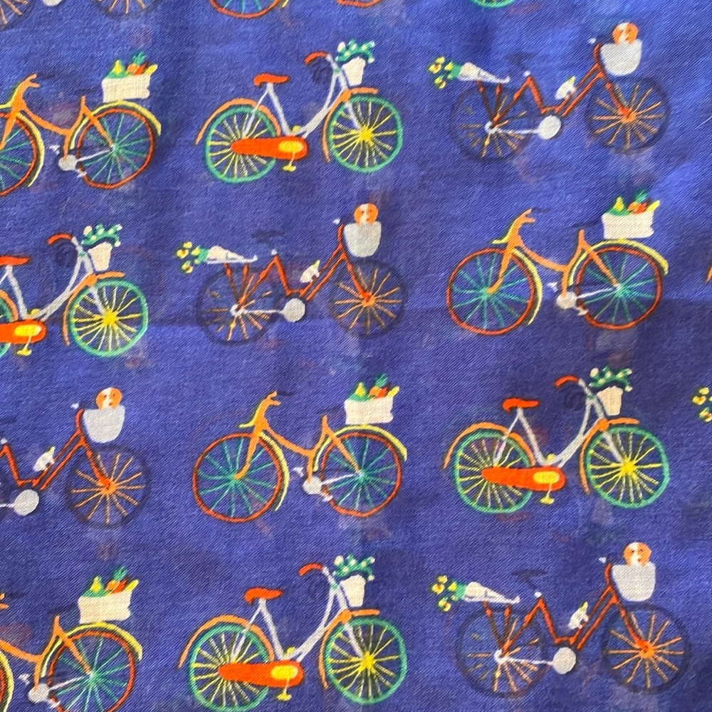 Cowl neck bicycle scarf